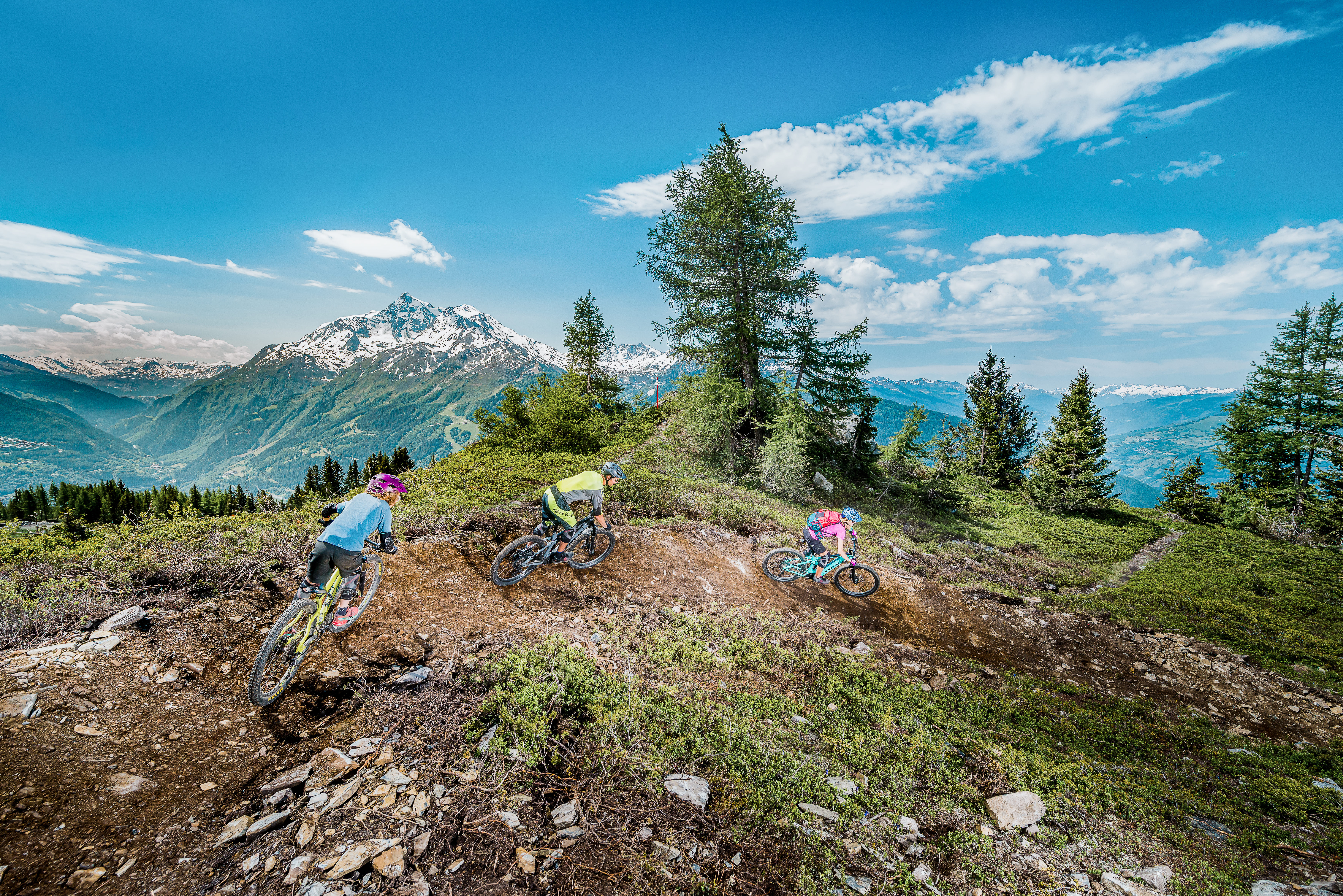 Bicicleta de montaña en La Rosière